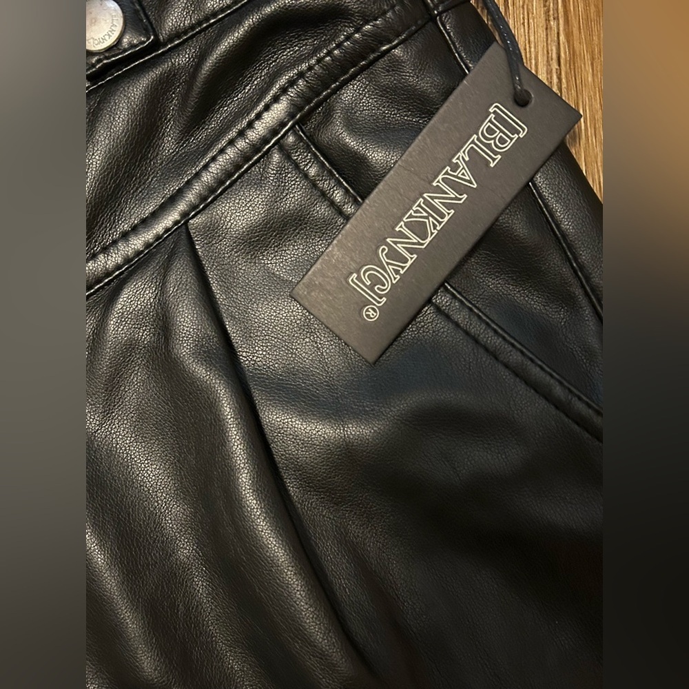 BlankNYC Leather pants nwt sz 29 - Picture 3 of 14